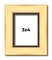 3x4 Simple Gold Picture Frame - UV Acrylic, Foam Board Backing, Hanging Hardware